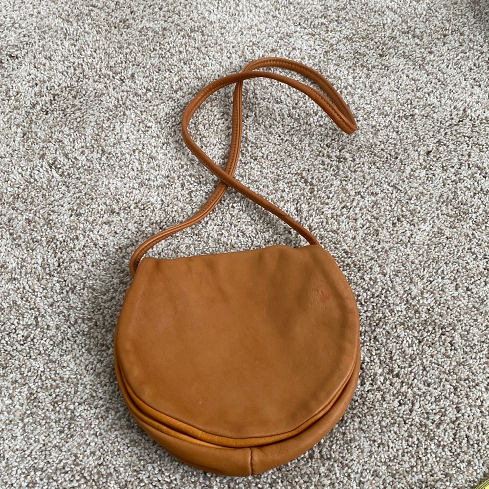 Leather crossbody